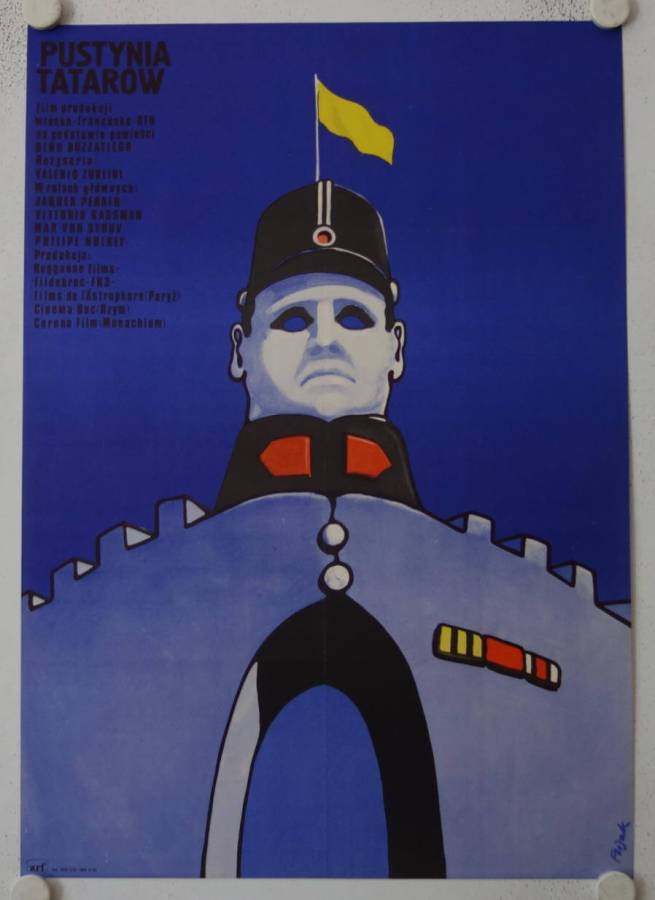 Die Tatarenwüste originales polnisches Filmplakat